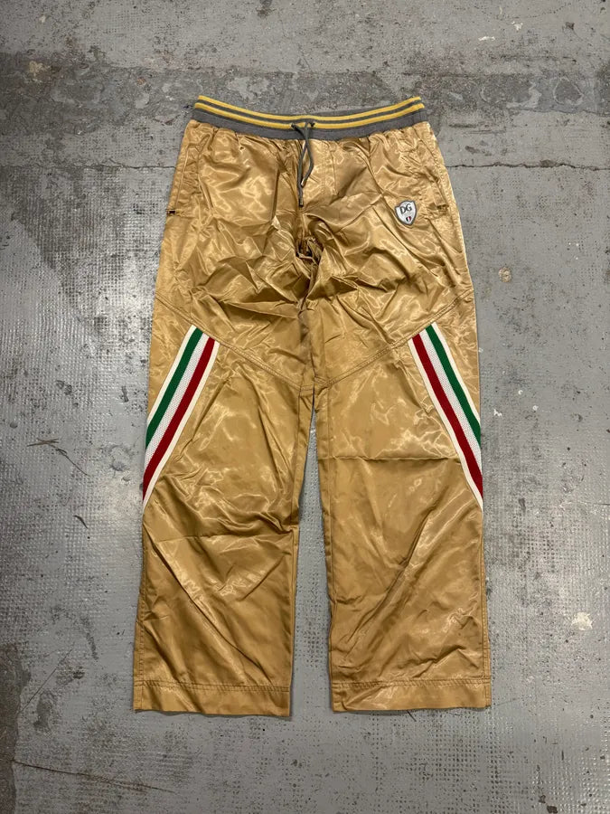 2000s Dolce & Gabbana Gold Sport Joggers Pants rKiedMd 3