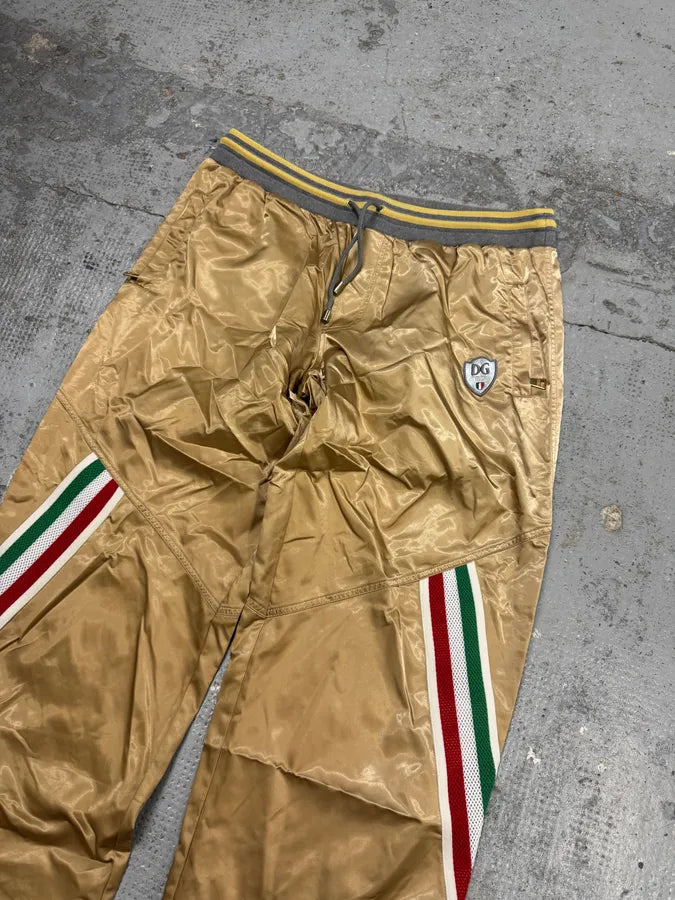 2000s Dolce & Gabbana Gold Sport Joggers Pants rKiedMd 4