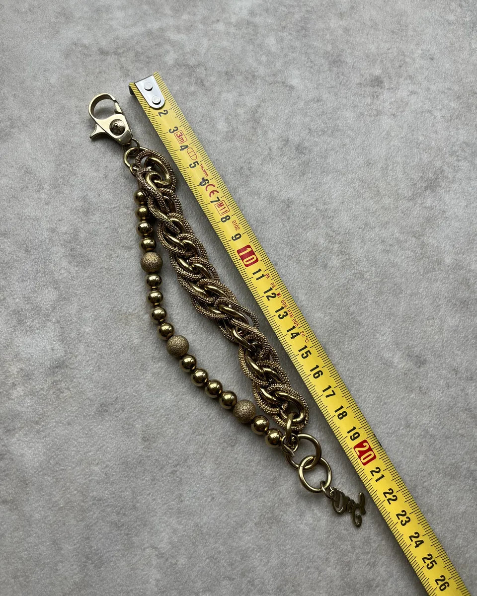Dolce & Gabbana Gold Stainless Steel Chain Link Bracelet PMHZgYu 6