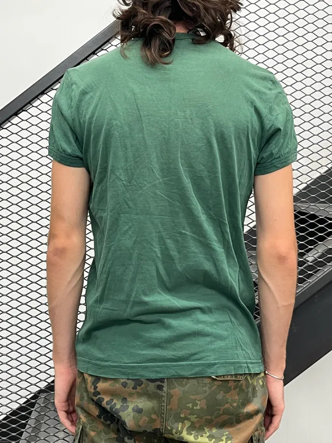 2000s Dolce & Gabbana Green Butterfly T-Shirt PmhETzX 1