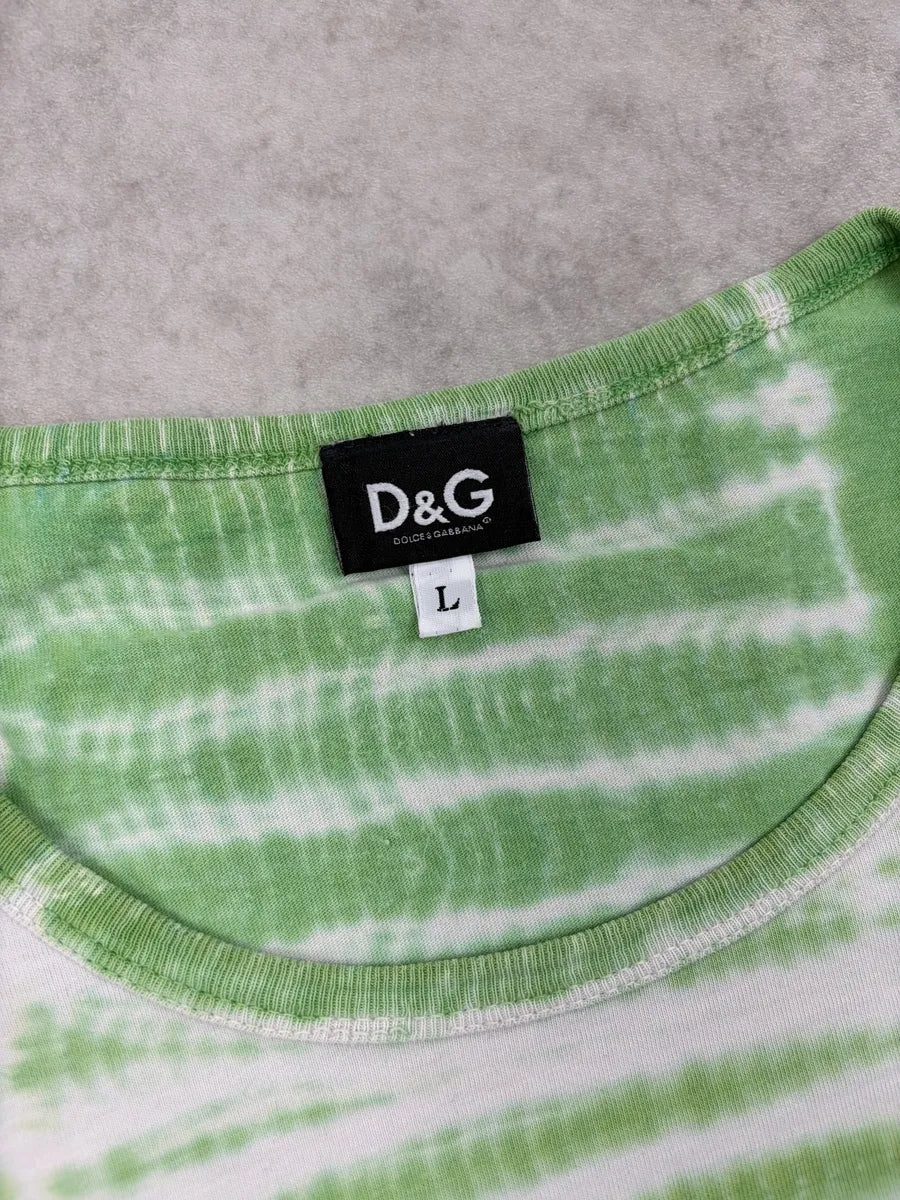 SS2006 Dolce & Gabbana Green Super Charged T-Shirt GGKIvDA 4