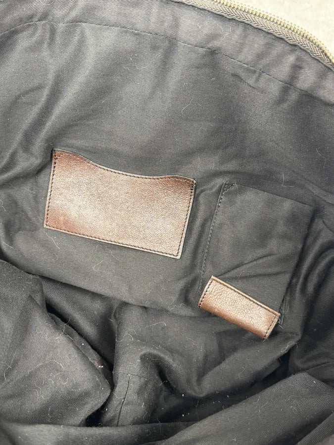 AW2010 Dolce & Gabbana Grey Canvas & Leather Lily Zip Bag iUnyxos 18