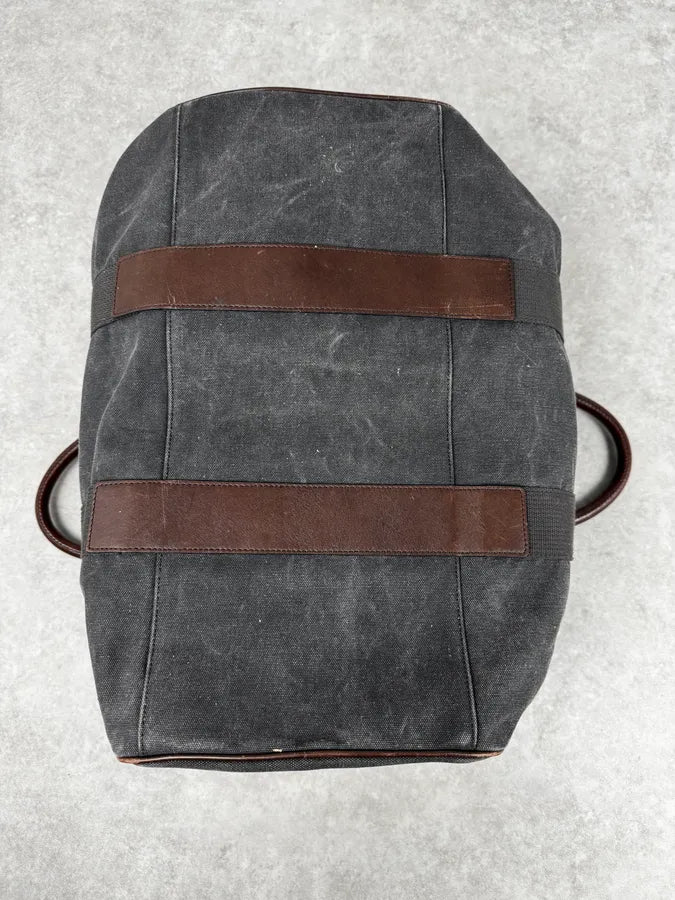 AW2010 Dolce & Gabbana Grey Canvas & Leather Lily Zip Bag iUnyxos 8