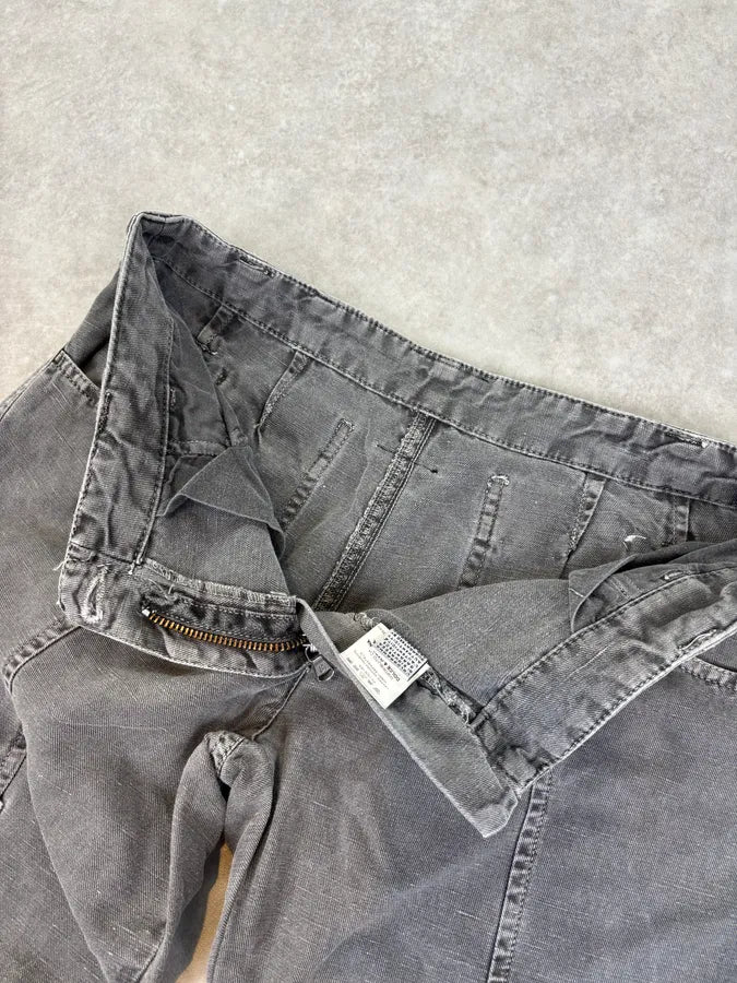 AW2003 Dolce & Gabbana Grey Cargo Utility Pants AQCaeFN 8