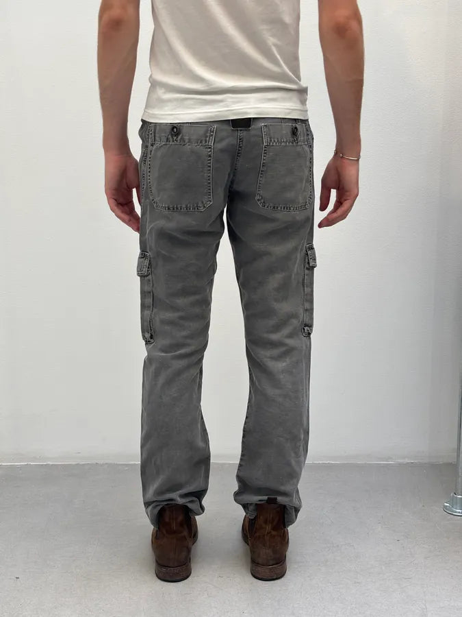 AW2003 Dolce & Gabbana Grey Cargo Utility Pants AQCaeFN 3