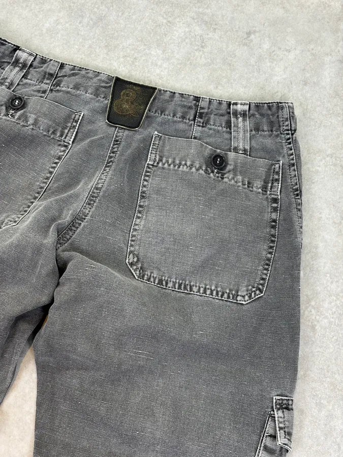 AW2003 Dolce & Gabbana Grey Cargo Utility Pants AQCaeFN 7