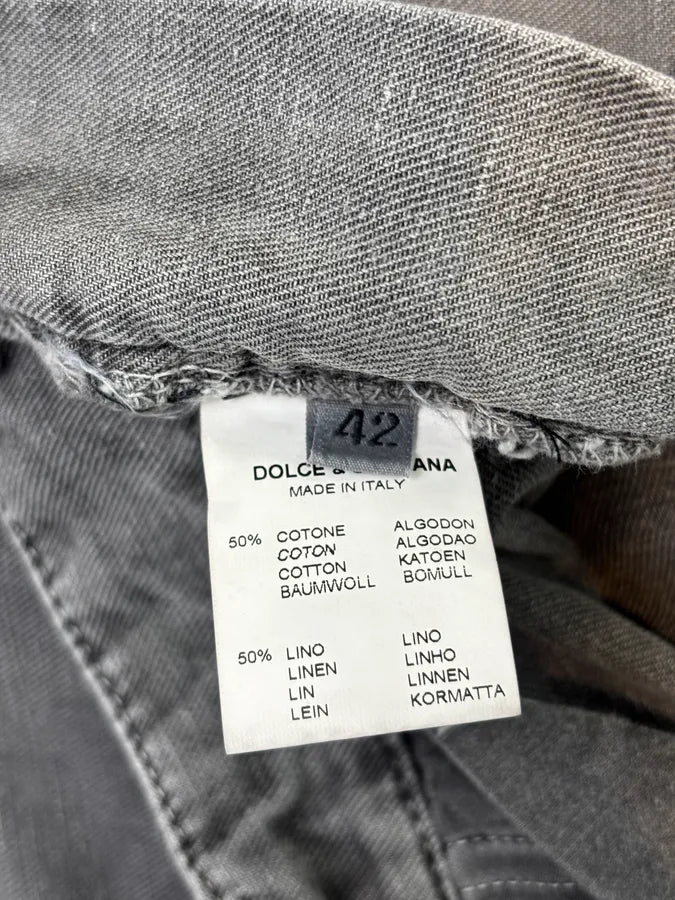 AW2003 Dolce & Gabbana Grey Cargo Utility Pants AQCaeFN 11