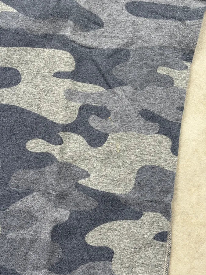 2000s Dolce & Gabbana Blue Grey Camouflage V-Neck T-Shirt uLTaOxv 7