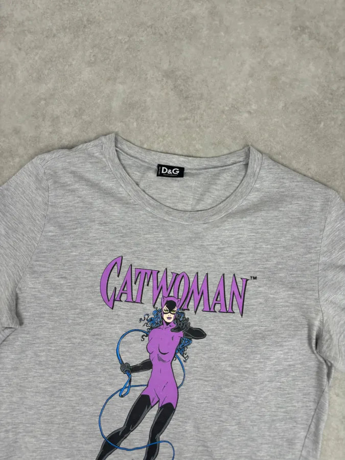 SS2005 Dolce & Gabbana Grey Catwoman T-Shirt YWHEUFg 3
