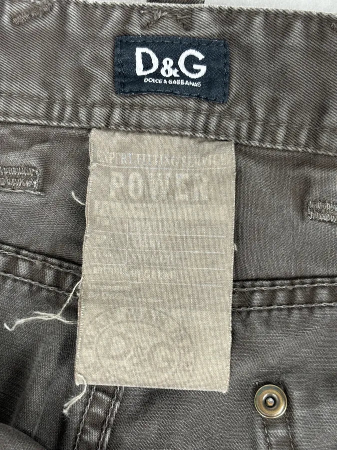2000s Dolce & Gabbana Brown Slim Denim Jeans jVpopYB 10