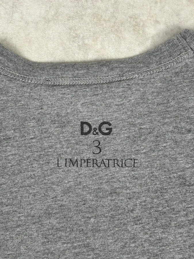 SS2011 Dolce & Gabbana Grey Naomi Campbell Photo T-Shirt FxAPInd 7