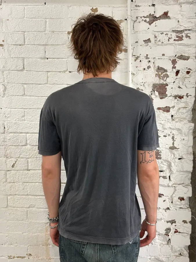2000s Dolce & Gabbana Grey Sicilia Crest Graphic T-Shirt asHVUgK 2