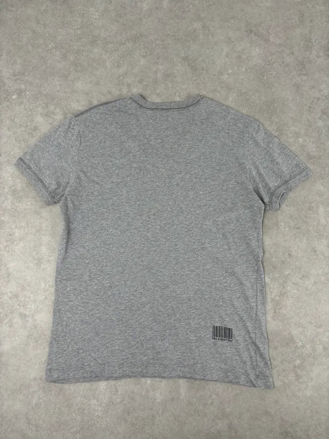 2000s Dolce & Gabbana Grey Tie Trompe Loeil T-Shirt GErSUkg 4