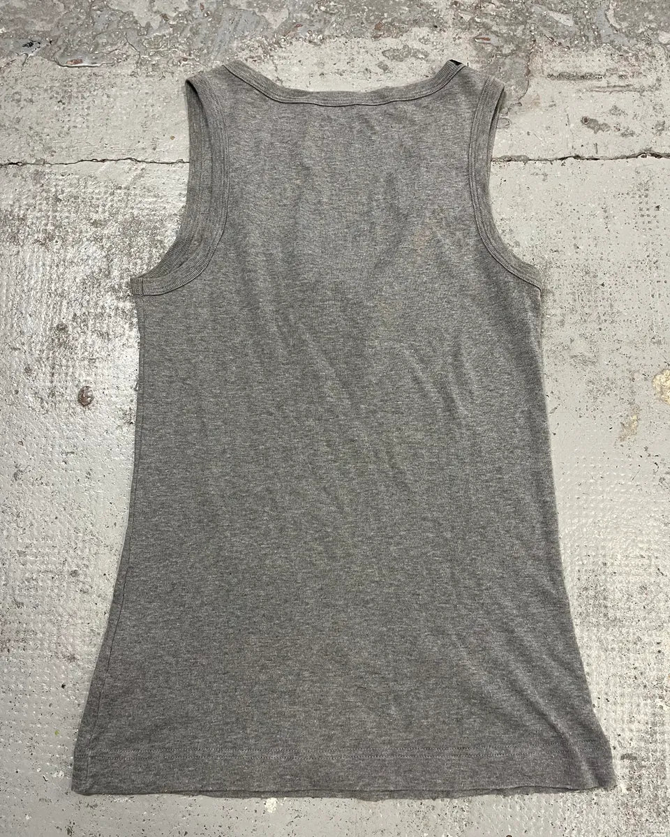 Dolce & Gabbana Grey Embellished Cross Tank Top JbwTFqB 6
