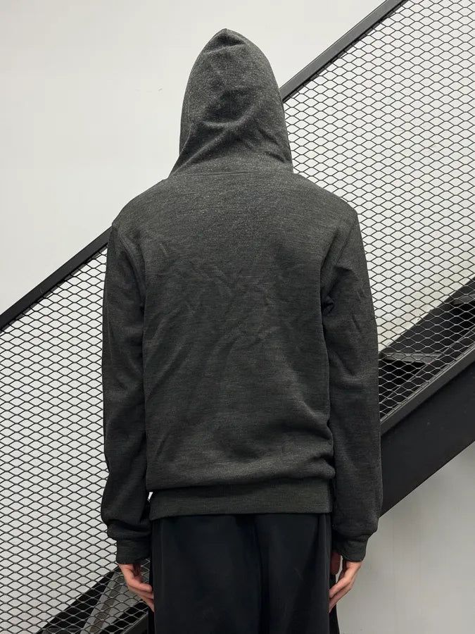 AW2007 Dolce & Gabbana Grey Embroidered DG Logo Zip-Up Hoodie mCkqAYa 3