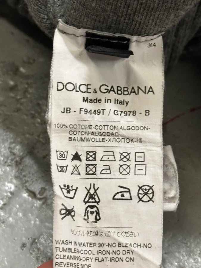 2010s Dolce & Gabbana Grey Lace Pattern Wool Hoodie pzWsCpH 11