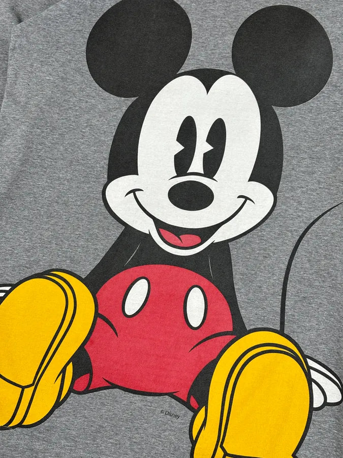 FW2010 Dolce & Gabbana Grey Mickey Mouse Graphic Longsleeve  EJtzuYQ 7
