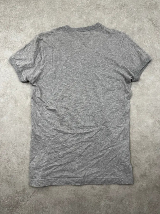 2000s Dolce & Gabbana Grey Martini V Neck T-Shirt roMxNTW 1