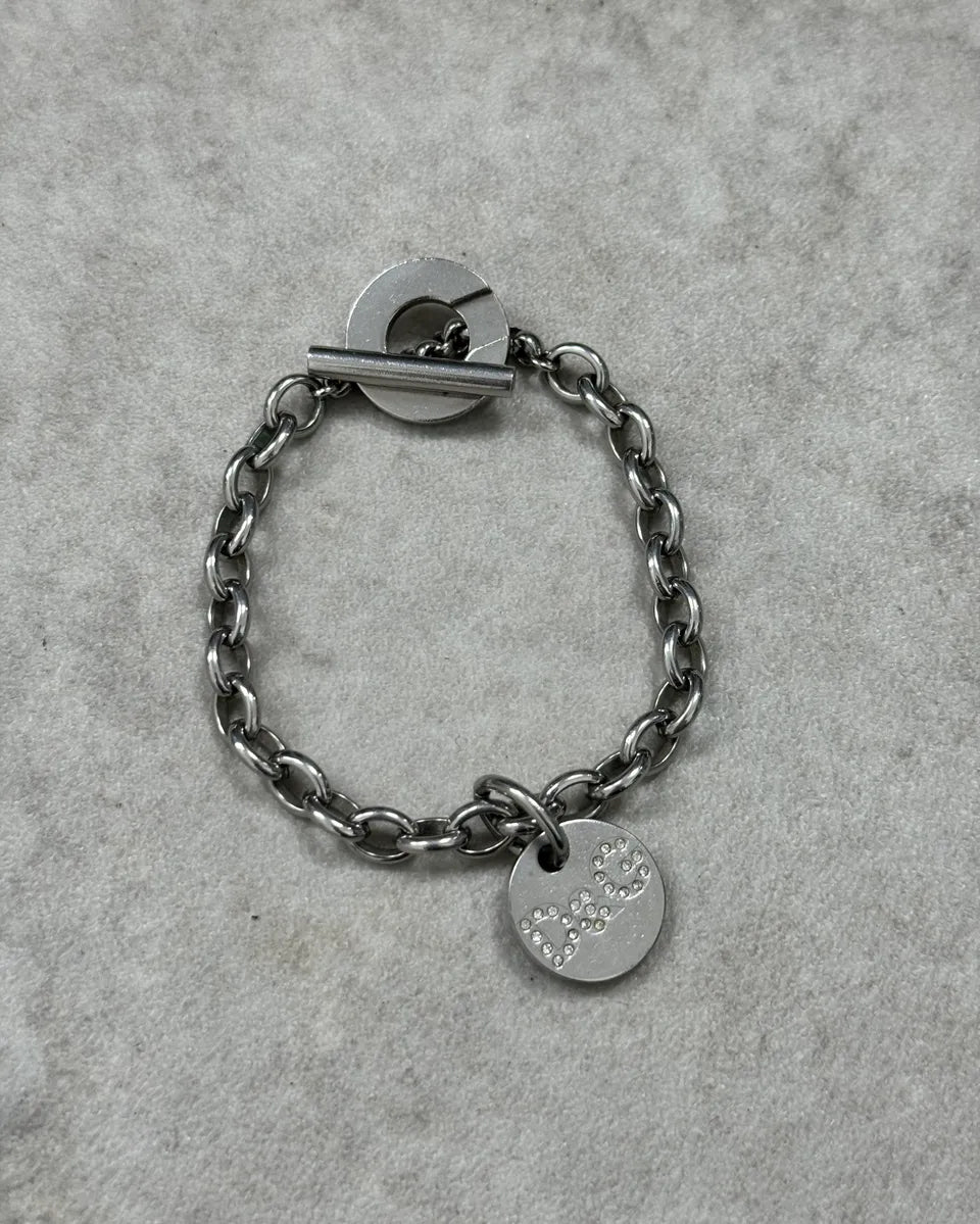 Dolce & Gabbana Grey Metal Anchor Chain Bracelet LVZicIU 0