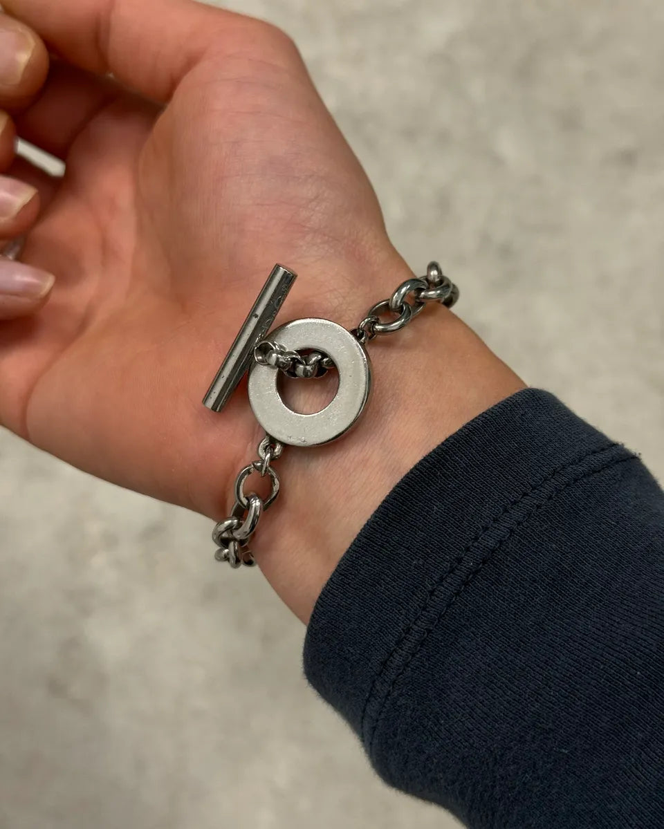 Dolce & Gabbana Grey Metal Anchor Chain Bracelet LVZicIU 4
