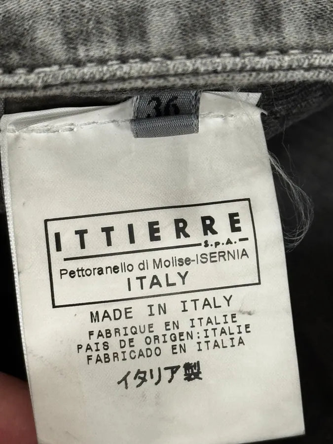 AW2003 Dolce & Gabbana Grey Multi-Pocket Eroded Cargo Pants RyYFetP 11