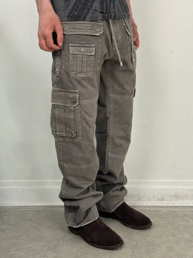 SS2008 Dolce & Gabbana Grey Multipockets Cargo Pants FRRIOhE 1