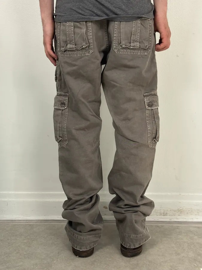 SS2008 Dolce & Gabbana Grey Multipockets Cargo Pants FRRIOhE 2
