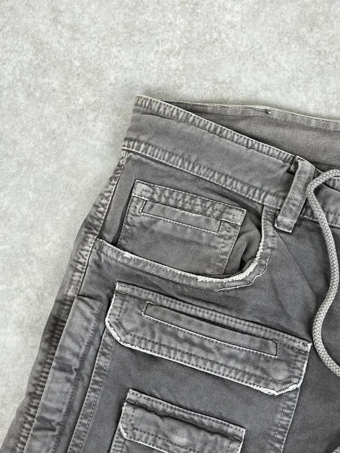 SS2008 Dolce & Gabbana Grey Multipockets Cargo Pants FRRIOhE 9