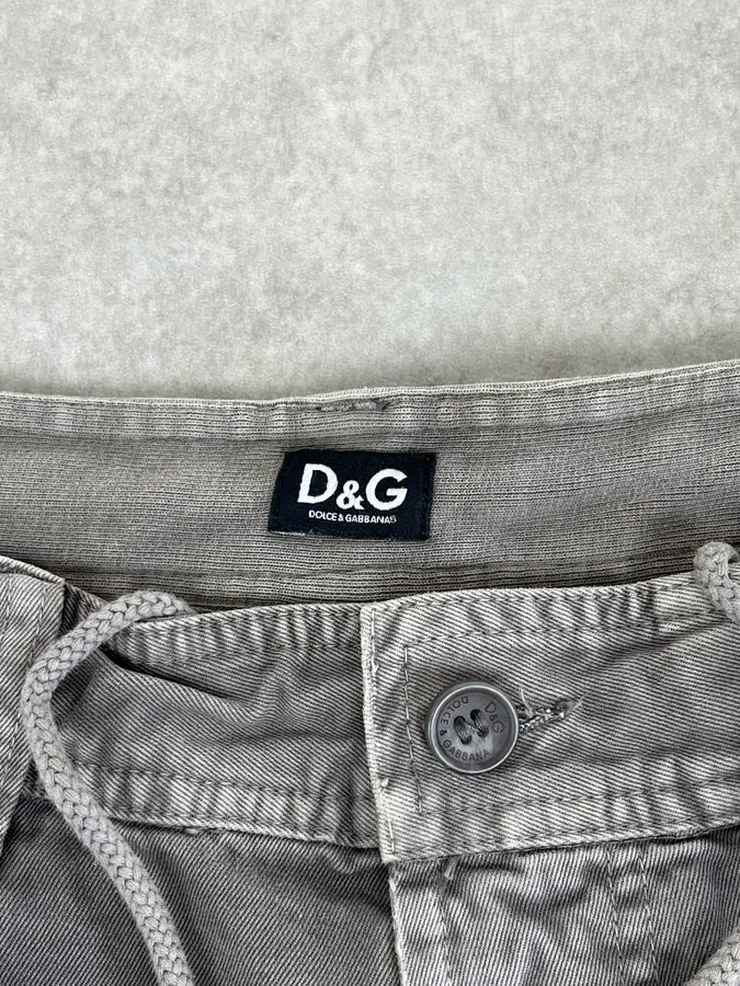 SS2008 Dolce & Gabbana Grey Multipockets Cargo Pants FRRIOhE 10