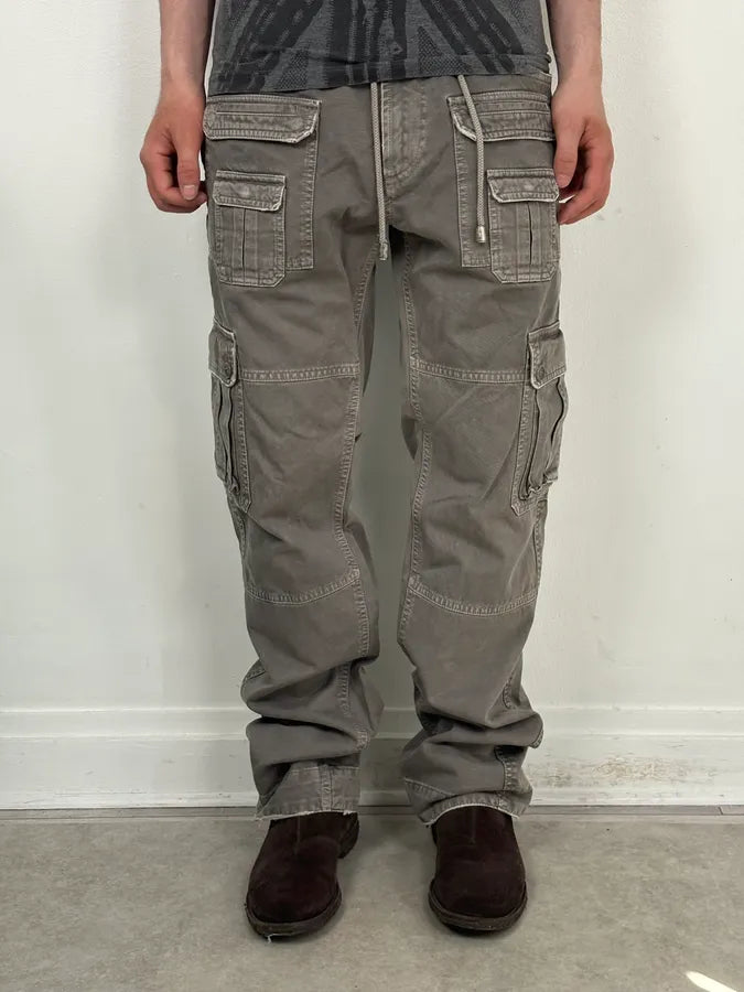 SS2008 Dolce & Gabbana Grey Multipockets Cargo Pants FRRIOhE 0