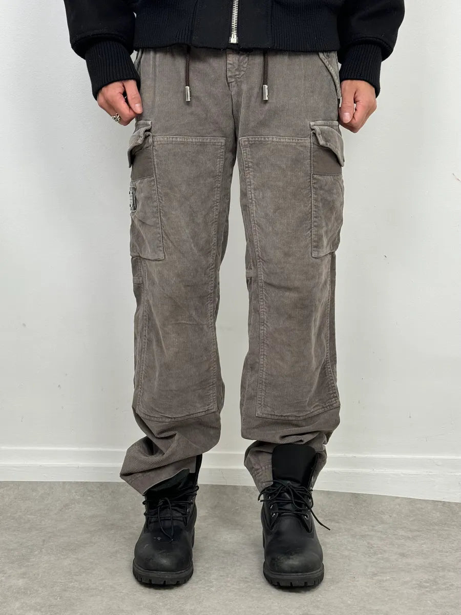 Dolce & Gabbana Grey Multipockets Cargo Pants YUFVAMX 0
