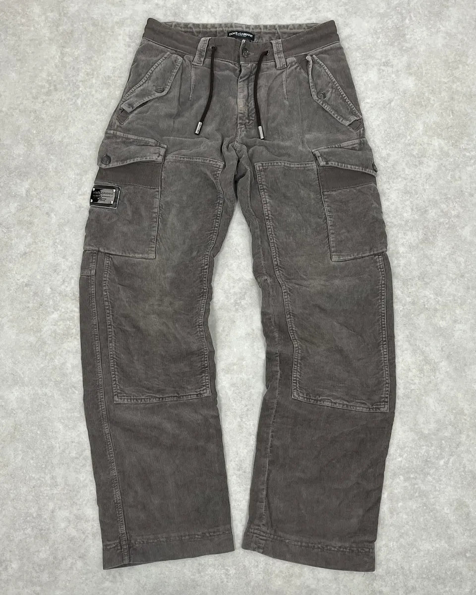 Dolce & Gabbana Grey Multipockets Cargo Pants YUFVAMX 3