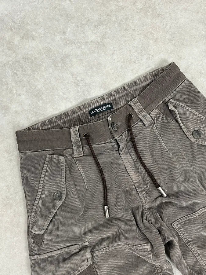 Dolce & Gabbana Grey Multipockets Cargo Pants YUFVAMX 5