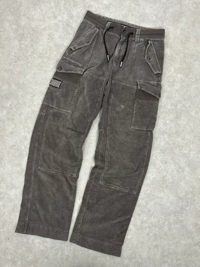 Dolce & Gabbana Grey Multipockets Cargo Pants YUFVAMX 6