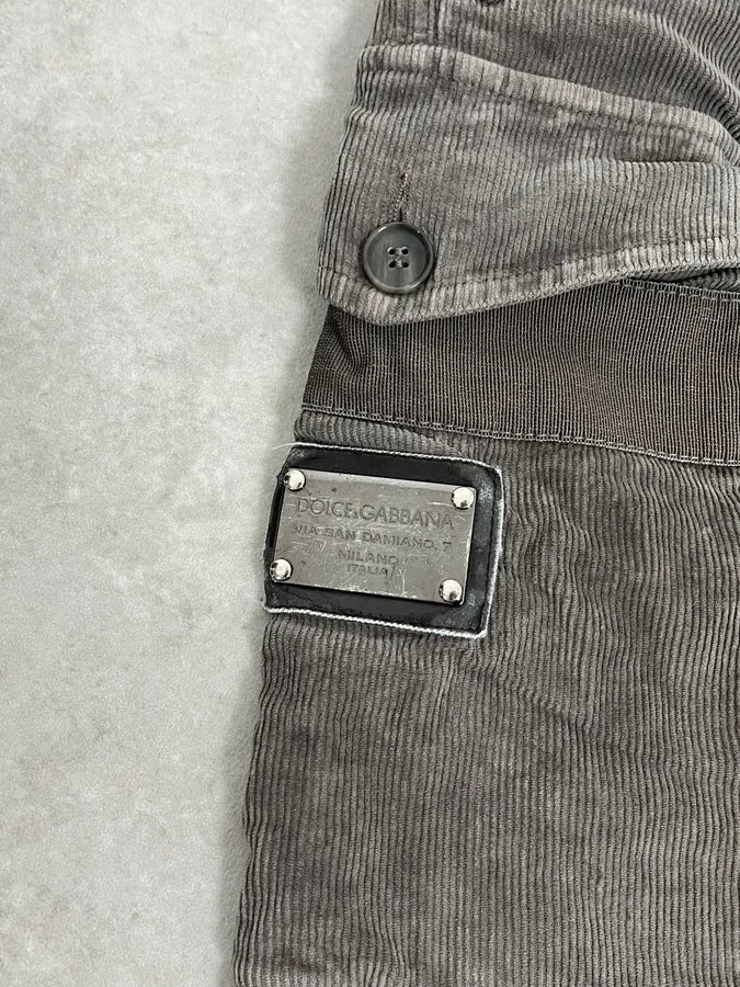 Dolce & Gabbana Grey Multipockets Cargo Pants YUFVAMX 8