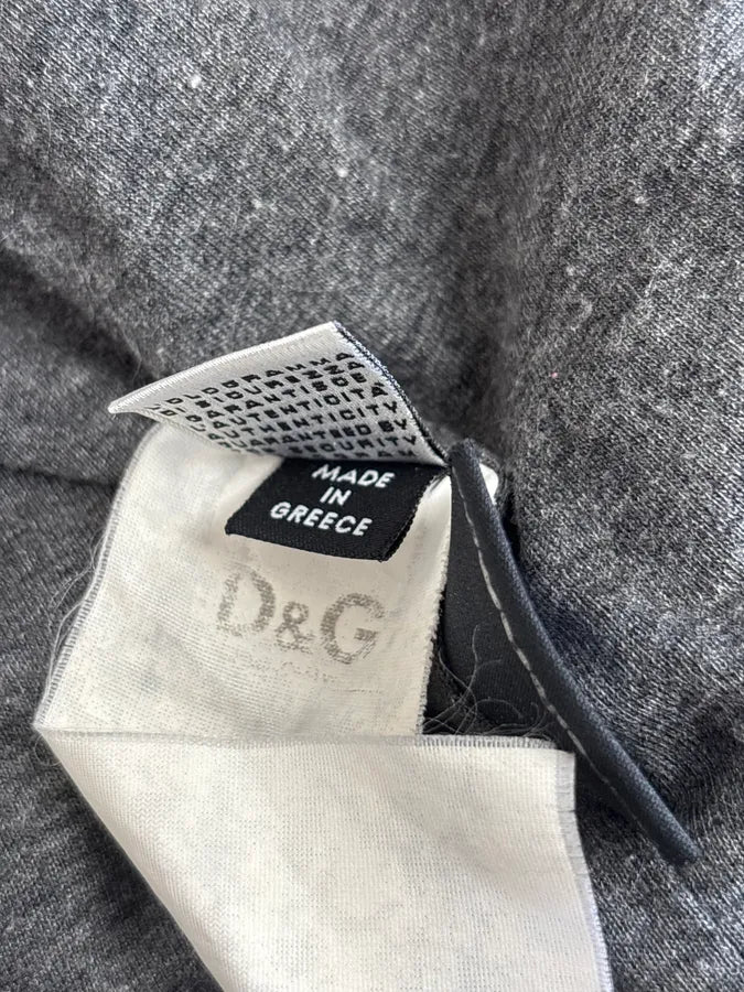 AW2007 Dolce & Gabbana Grey Nylon Quilted Hooded Zip-up Jacket MyWbekX 9