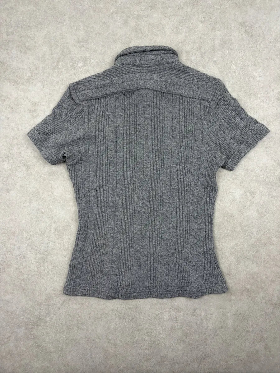 2000s Dolce & Gabbana Grey Cozy Polo  kPqfVRJ 6
