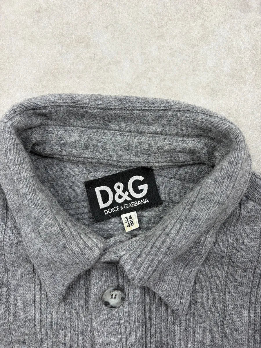 2000s Dolce & Gabbana Grey Cozy Polo  kPqfVRJ 4