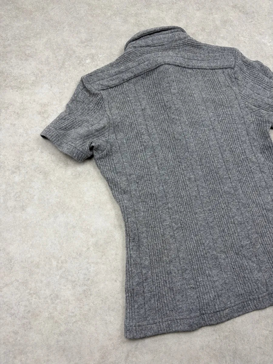 2000s Dolce & Gabbana Grey Cozy Polo  kPqfVRJ 7
