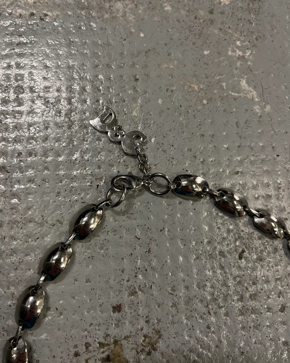 Dolce & Gabbana Grey Steel Cuban Link Necklace  XPGaspY 3