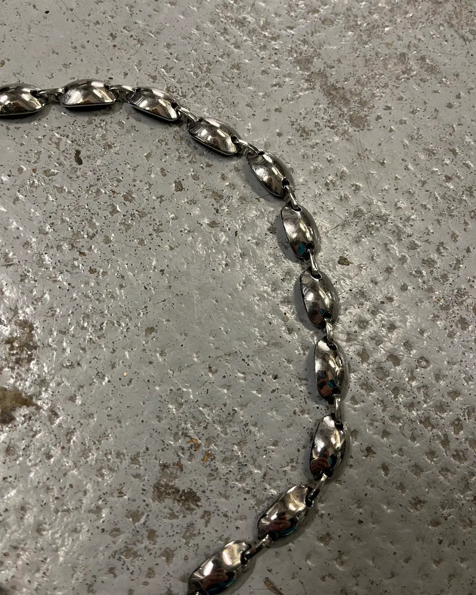 Dolce & Gabbana Grey Steel Cuban Link Necklace  XPGaspY 4