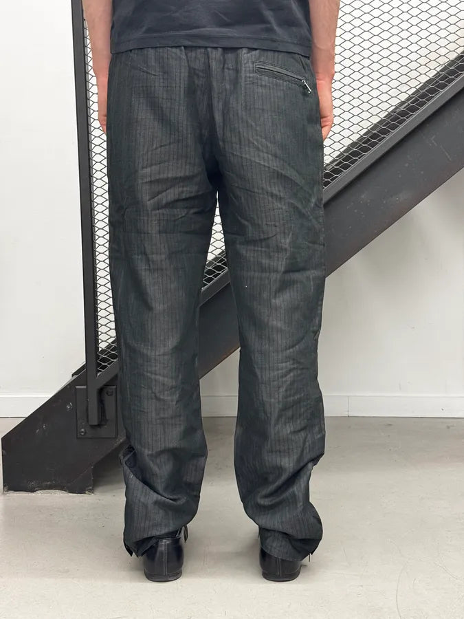 2010s Dolce & Gabbana Grey Striped Cozy Sweatpants NPIYtWO 2