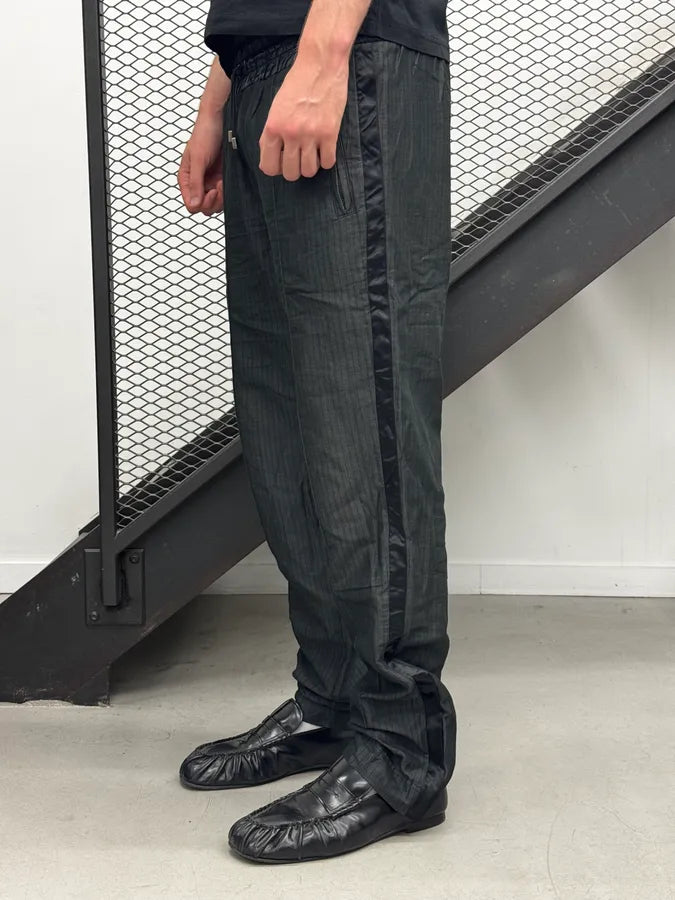 2010s Dolce & Gabbana Grey Striped Cozy Sweatpants NPIYtWO 1