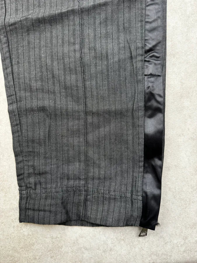 2010s Dolce & Gabbana Grey Striped Cozy Sweatpants NPIYtWO 8