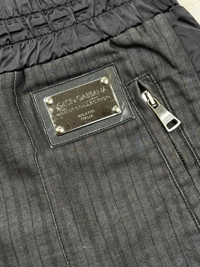 2010s Dolce & Gabbana Grey Striped Cozy Sweatpants NPIYtWO 7