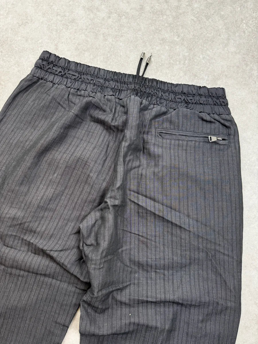 2010s Dolce & Gabbana Grey Striped Cozy Sweatpants NPIYtWO 6