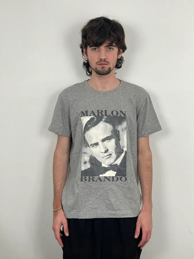 2010s Dolce & Gabbana Grey Marlon Brando T-Shirt IcxeQch 1