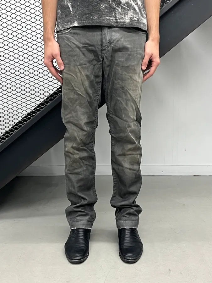 2000s Dolce & Gabbana Grey Washed Denim Jeans oSyRpbE 1