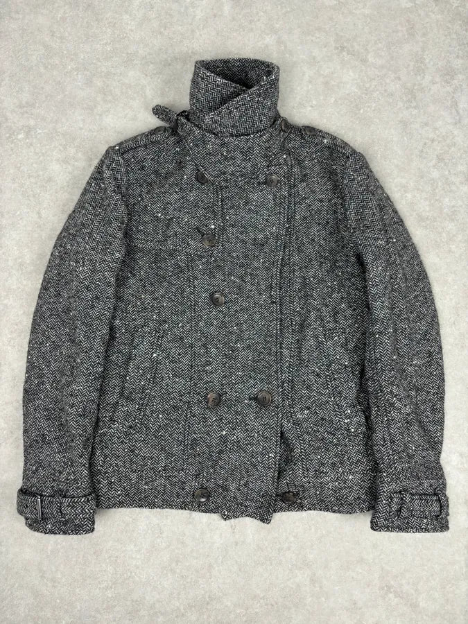 AW2008 Dolce & Gabbana Grey Wool Officer Buttoned Jacket bnKnQzb 2