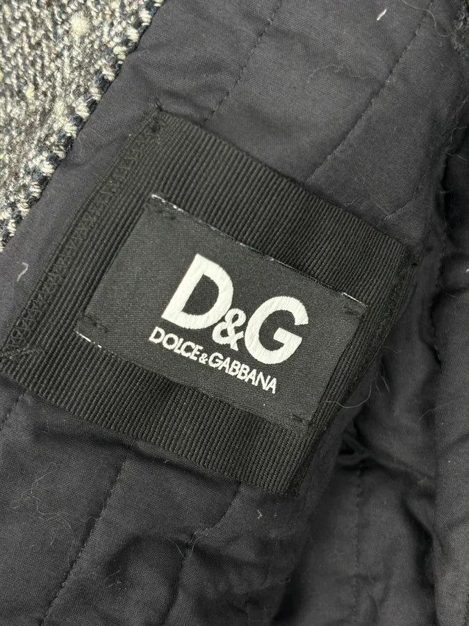 AW2008 Dolce & Gabbana Grey Wool Officer Buttoned Jacket bnKnQzb 8